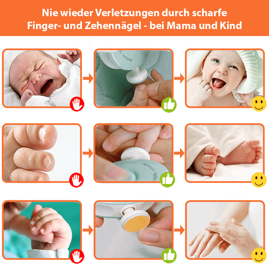 oblijo bebitrim - Nageltrimmer für Babies und Kleinkinder - einfach und sicher!