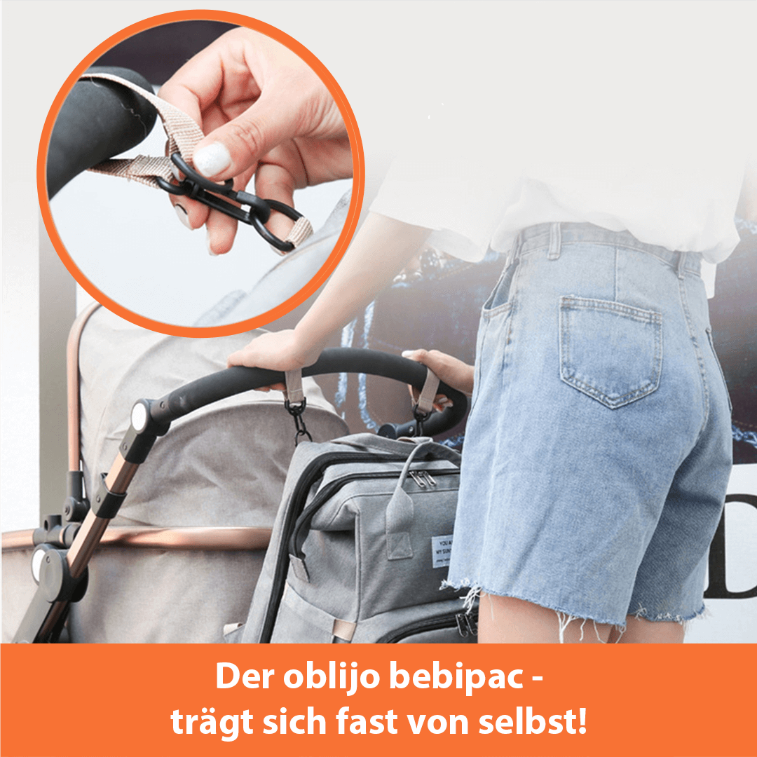oblijo bebipac - Vielseitige Wickeltasche - immer alles dabei!