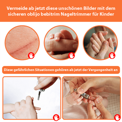 oblijo bebitrim - Nageltrimmer für Babies und Kleinkinder - einfach und sicher!
