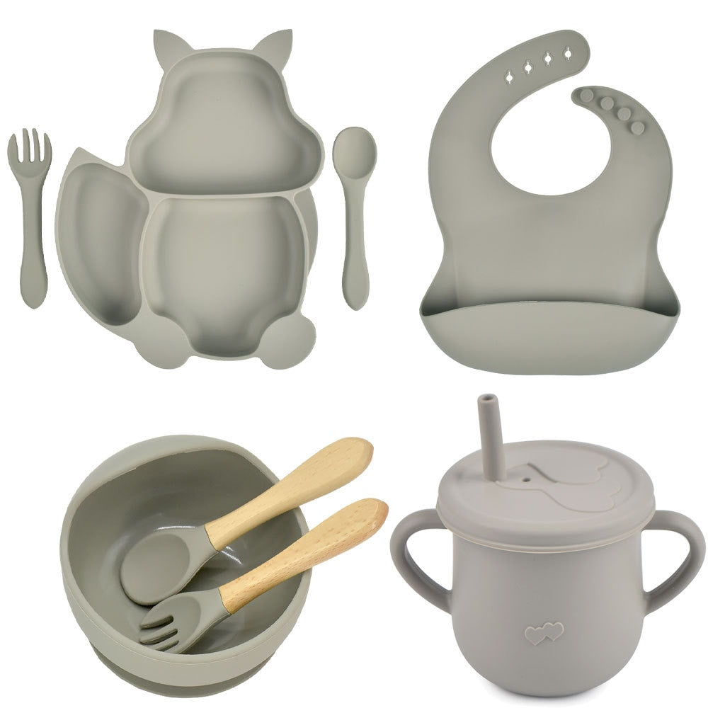 oblijo bebidish puschel - Das stylishe Essgeschir-Set für dein Baby